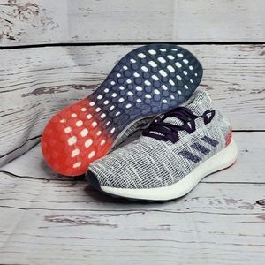 Adidas Pureboost Go Running Shoes White Red Purple